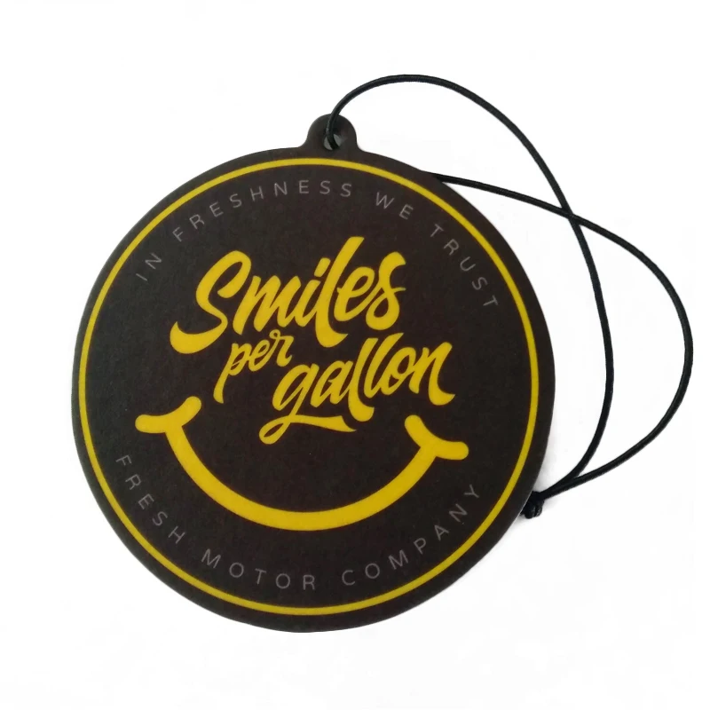 Custom Hanging air freshener paper car air freshener