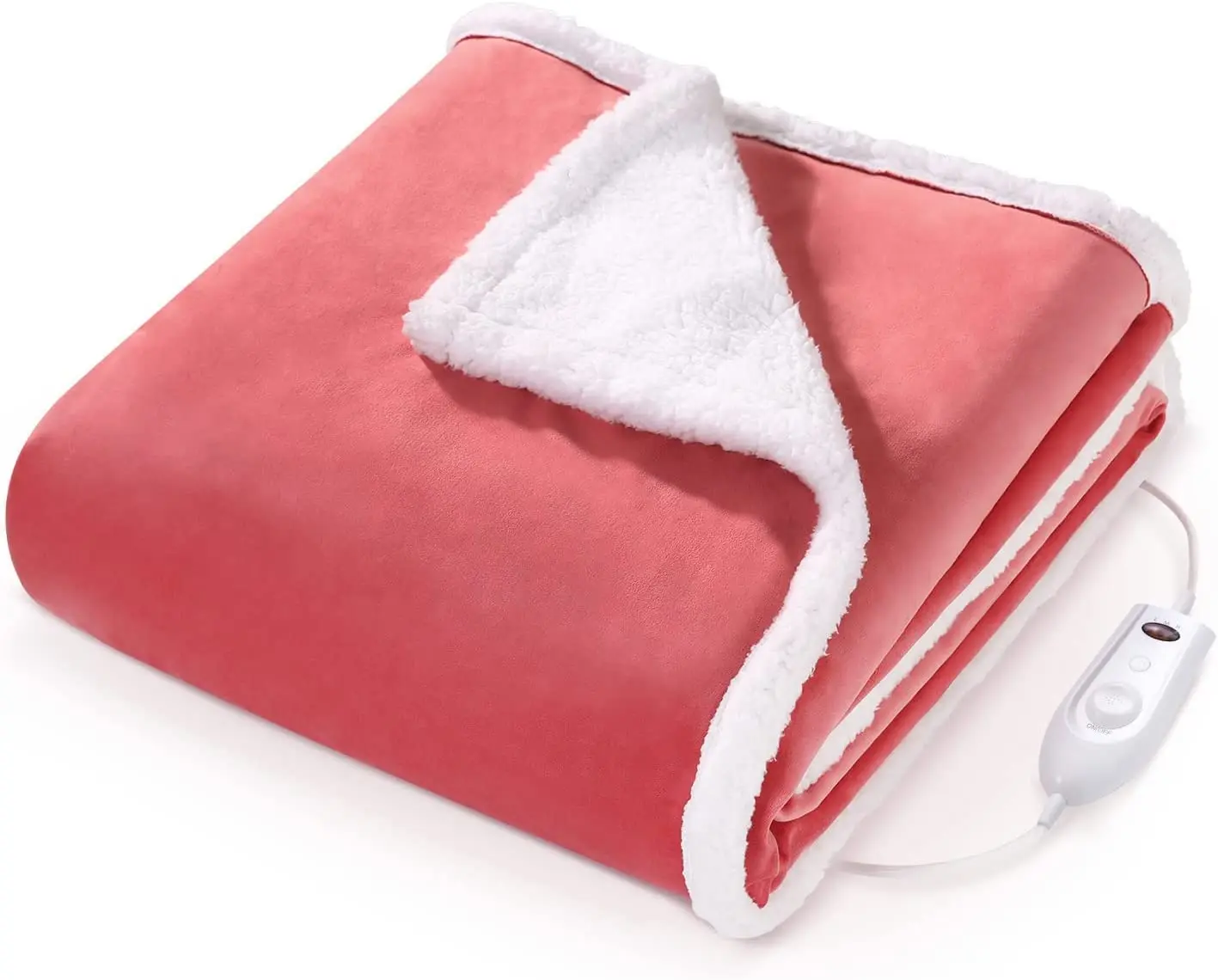 2024 новейшие модели, электрическое поверх одеяло, 1-2-3 нагревательные установки 2h автосигнала, фланелевый флис и шерпа флис, 100 Вт