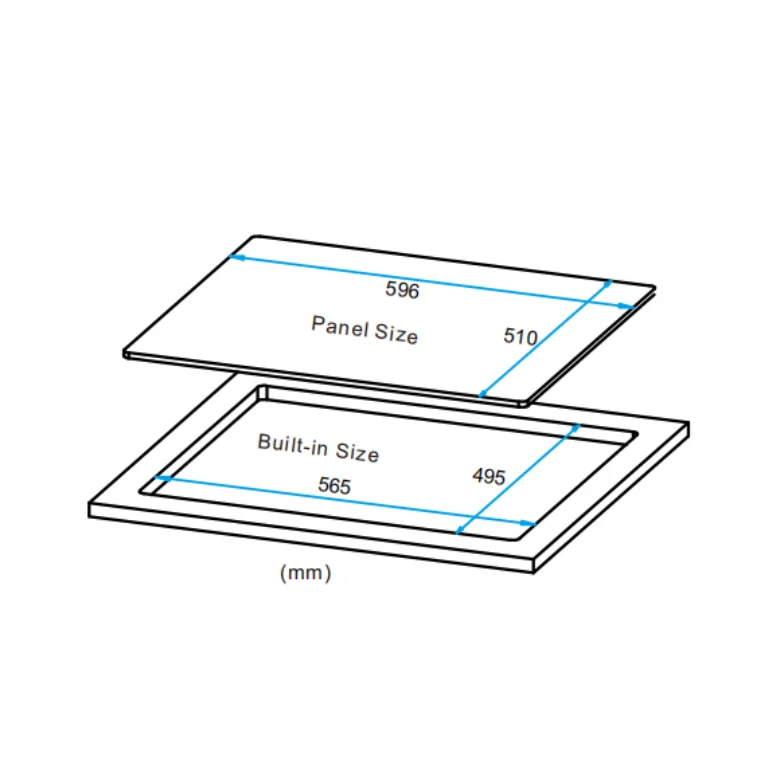 Black Crystal Panel 2 Burners Gas Stoves and 2 Burners Infrared Cookers