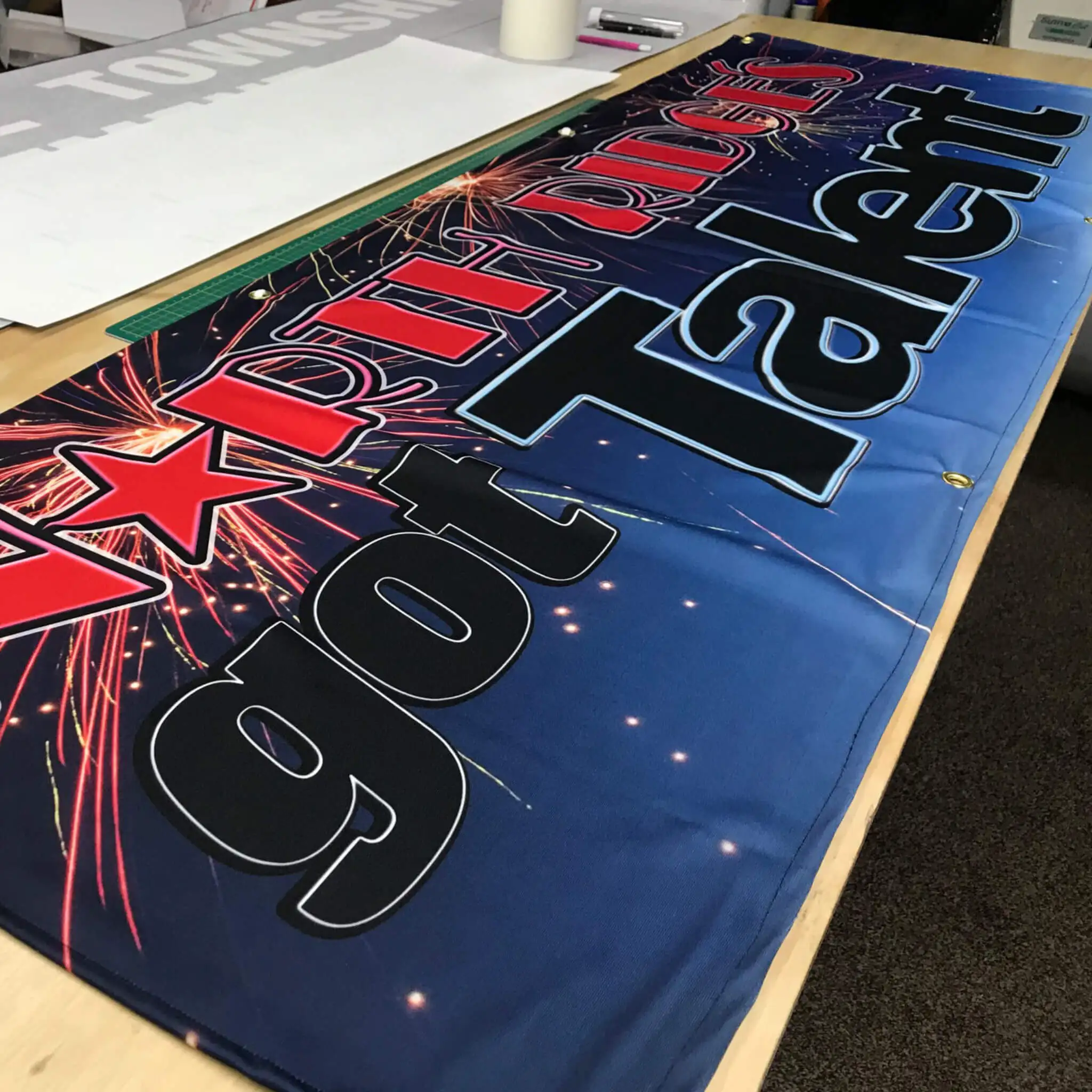 custom backdrop cover tension fabric dye sublimation printing stretch spandex fabric backdrop banner