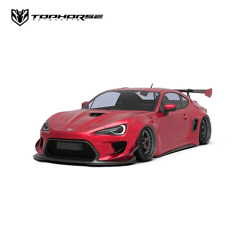 Robot Densign Body Kit For TOYOT-A GT86 / BRZ Facelift Bumper Bonnt Spoiler Side Skirt FRP/CF Material