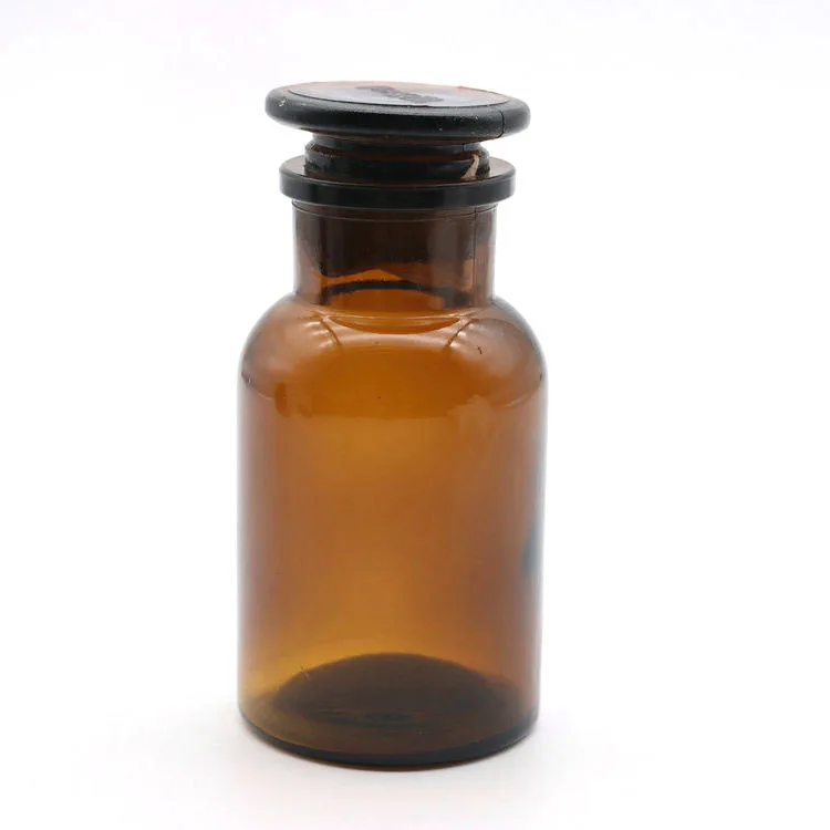 Scientific Liquid Reagent bottles 125ml 250ml Amber Glass