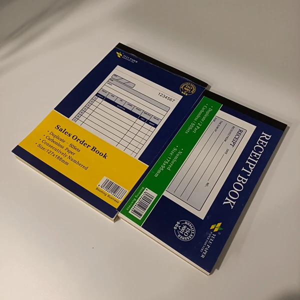 China factory paper paperboard print receipt invoice book custom logo ncr carbonless rent receipt bill book