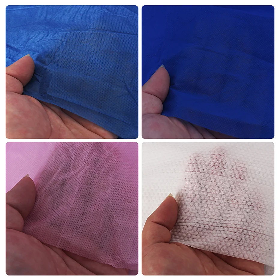 Beauty Salon Gown Non Woven Sauna Bathrobe Disposable Spa Bath Wrap robe Fashion Kimono Robes