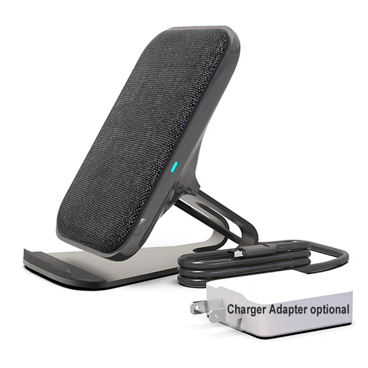 led table lamp with wireless charger