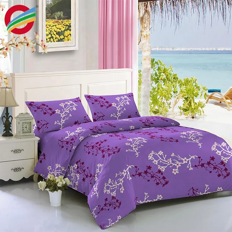 New design custom eco-friendly bad sheet kids polyester king size  duvet bed sheet luxury bedding set