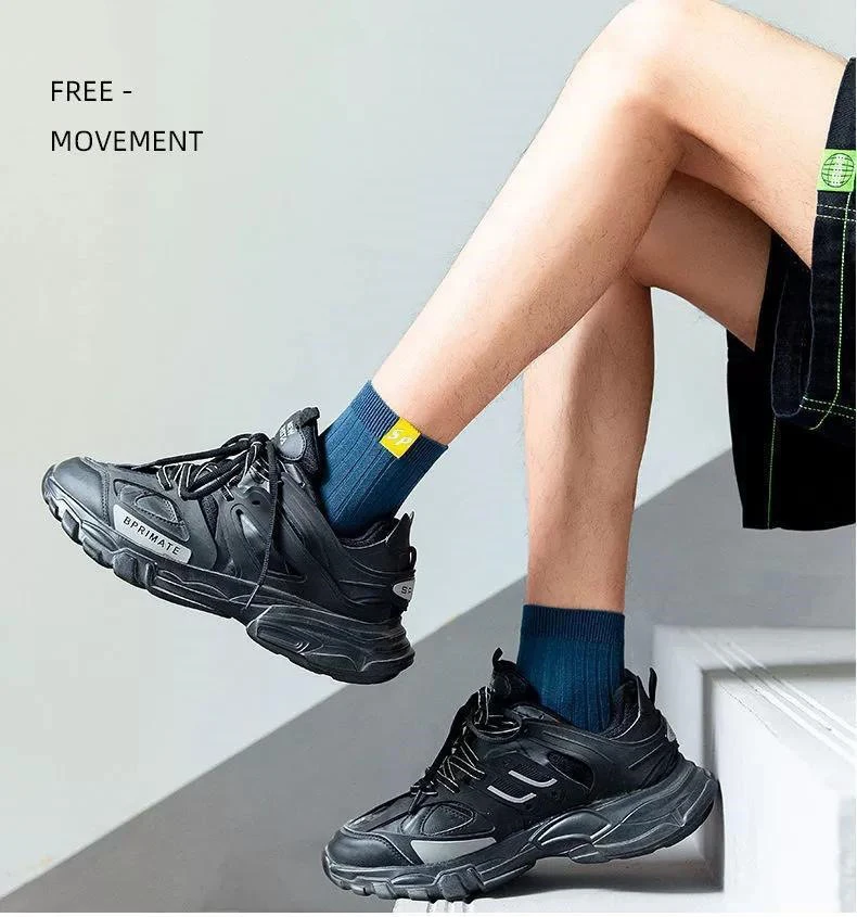 YS-CX49 mens custom business socks calcetines divertidos Sewing cloth label designer socks gg