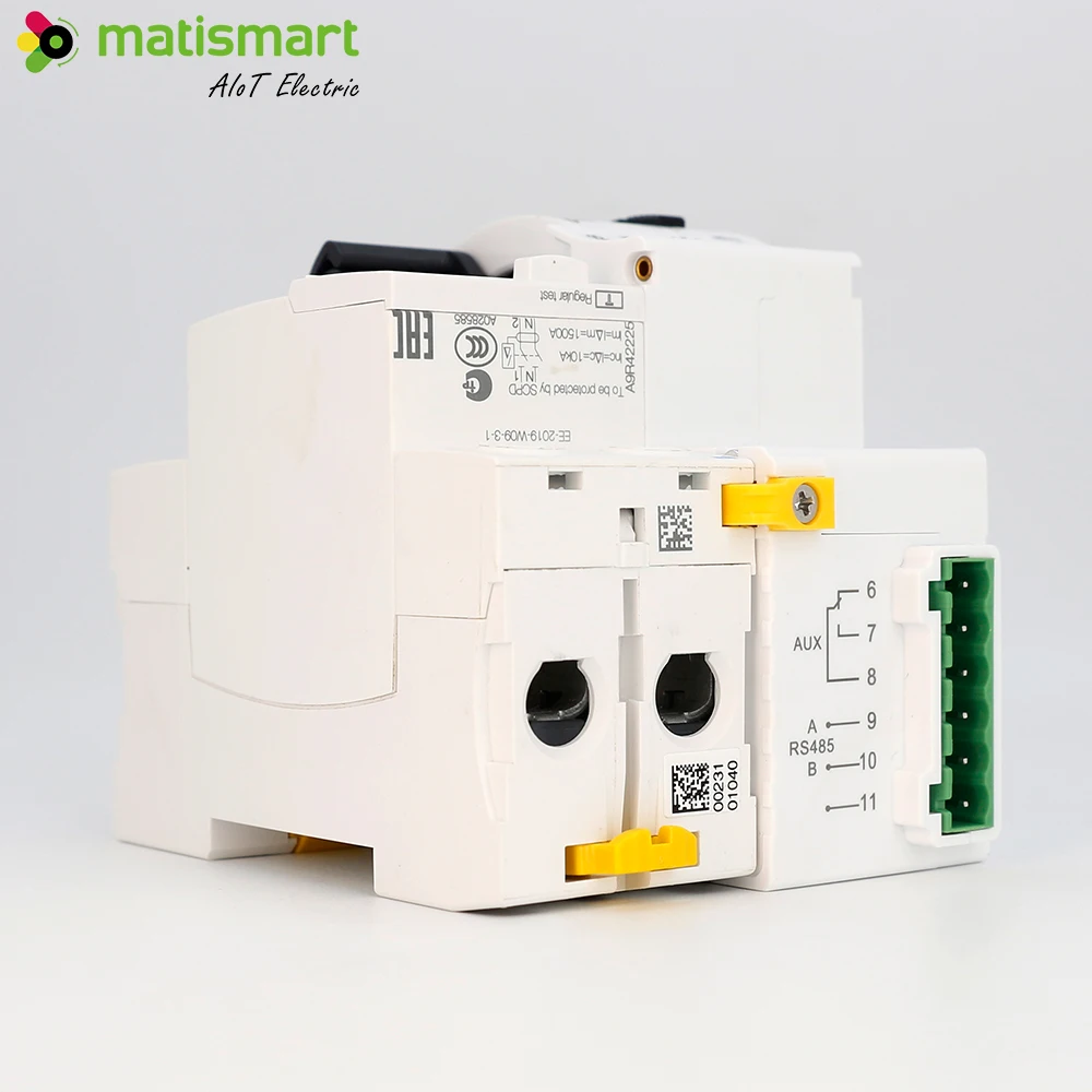 Trips 3 time delay 10s,60s,300 intelligent smart circuit breaker with RCCB
