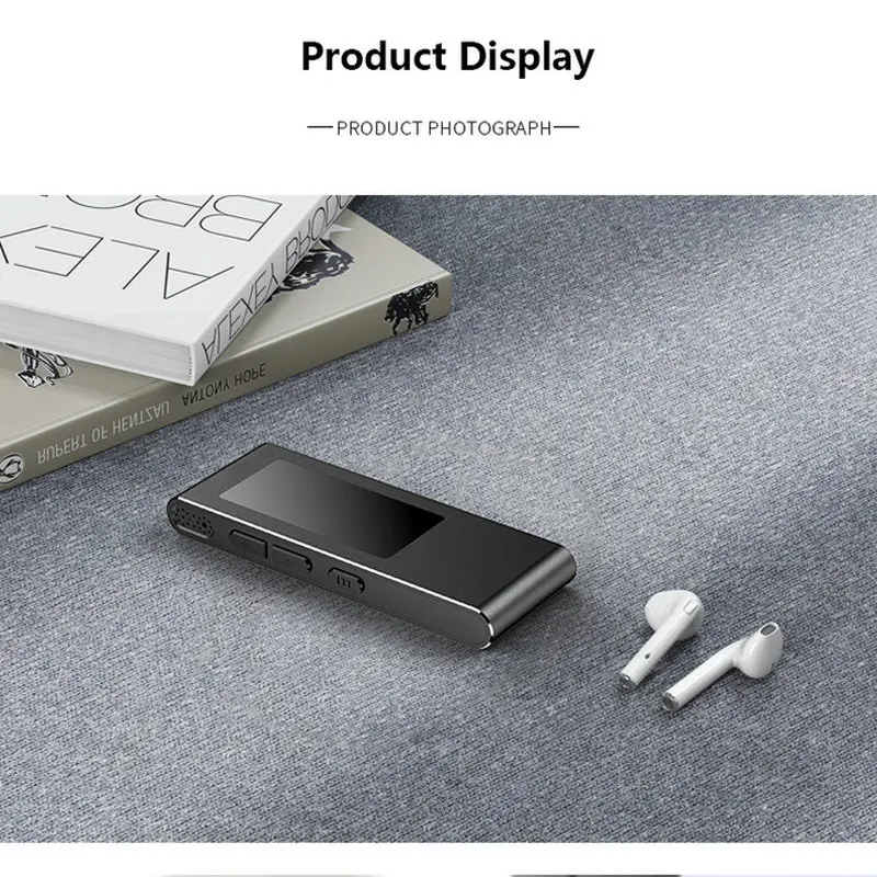 32GB Denoise Digital Portable Voice Recorder with Playback HD Mini Audio HD Dictaphone USB MP3 WAV Recording Device for Meetings