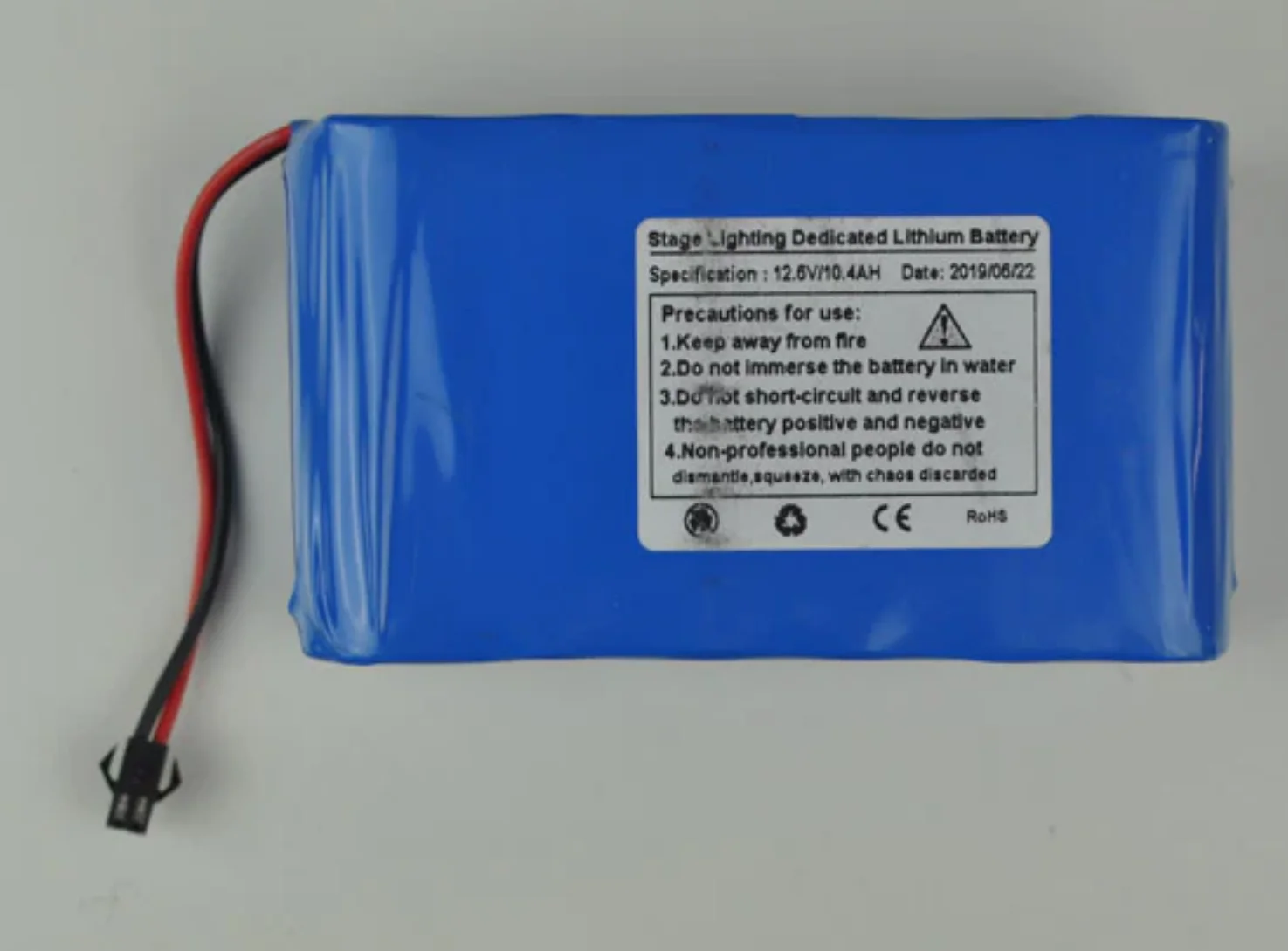 Литиевая батарея для освещения сцены ICR18650 3S4P 12 6 V/10.4AH