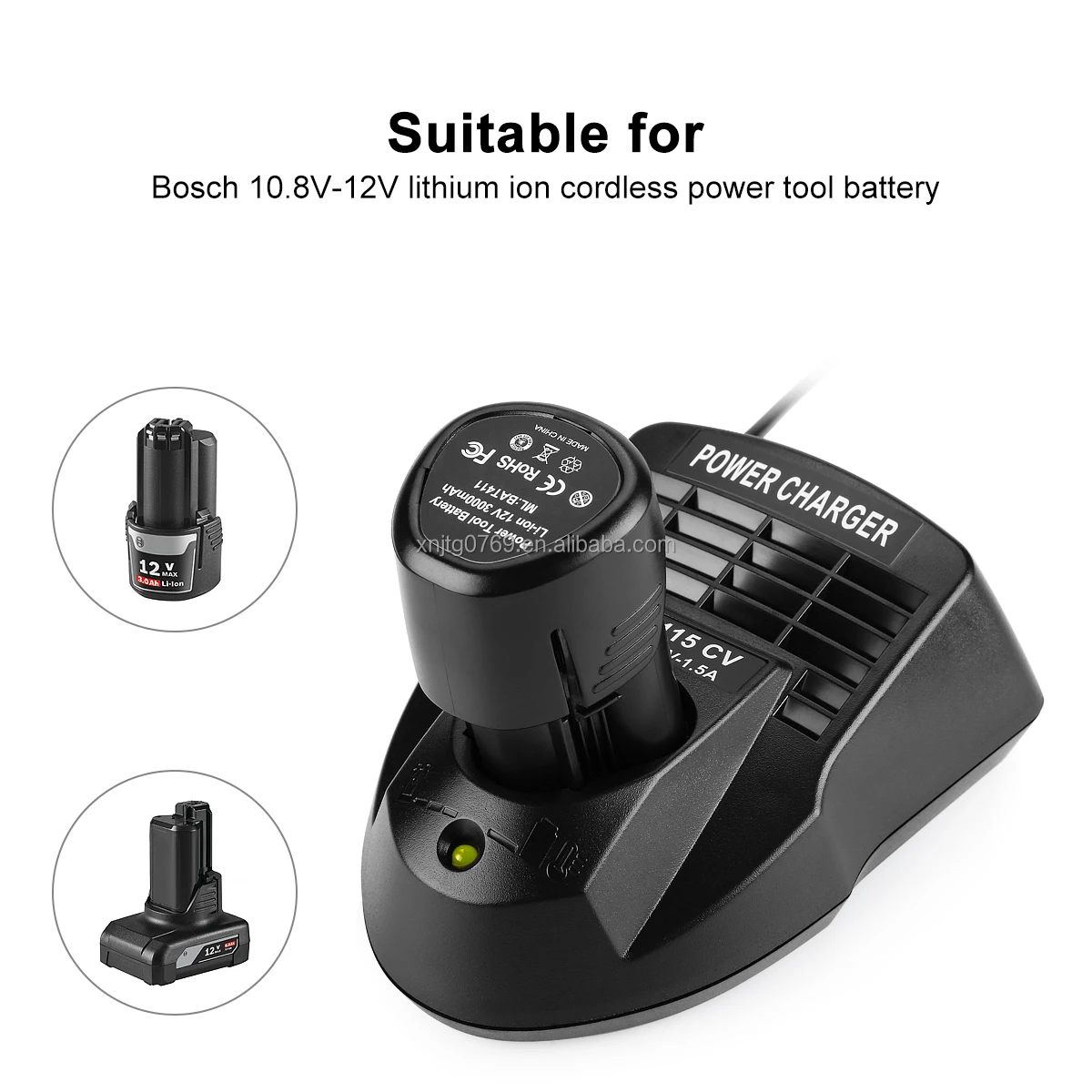 10.8V 12V 2.0Ah Lithium ion Replacement battery for bosch BAT411,D-70745 Rechargeable battery