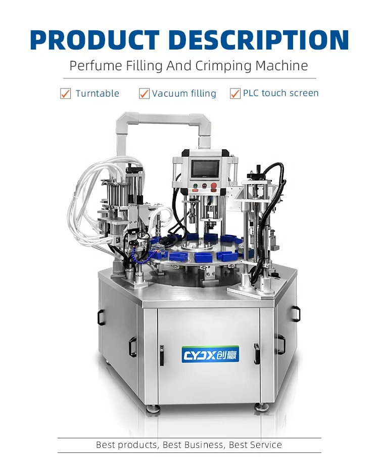 CYJX Cosmetic Products Filling Making Machine High Quality Automatic Perfume Filling Machine For Perfume