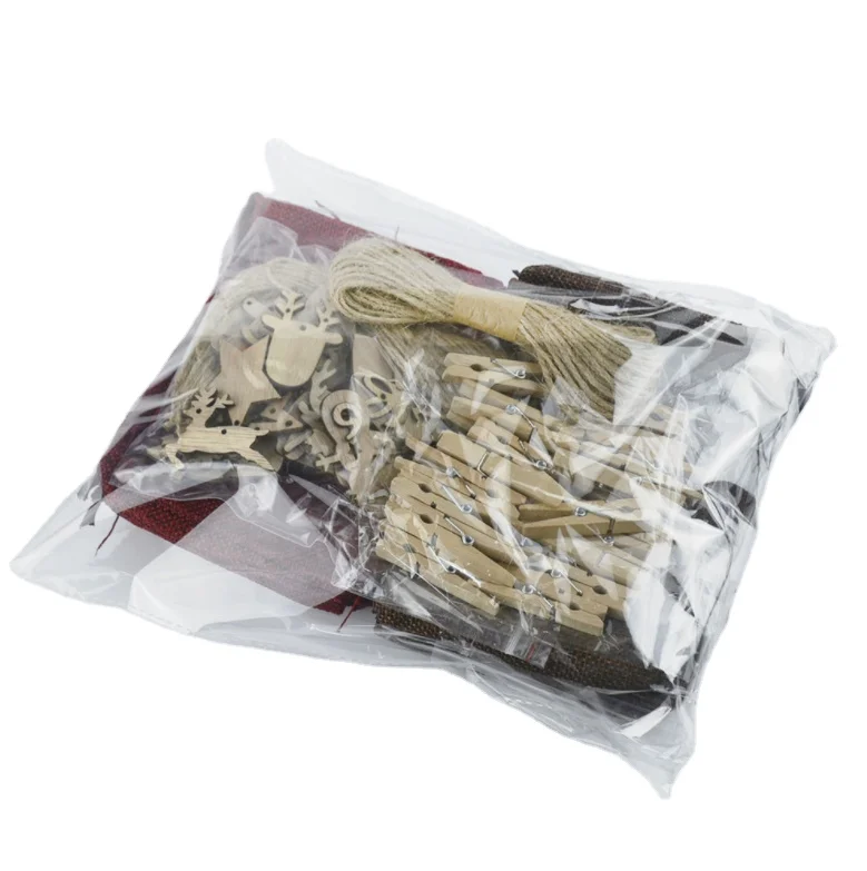 Label Countdown Advent Day Calendar Cotton Cloth Bag Christmas Burlap Bag Candy Gift Wrapping Cloth Bag