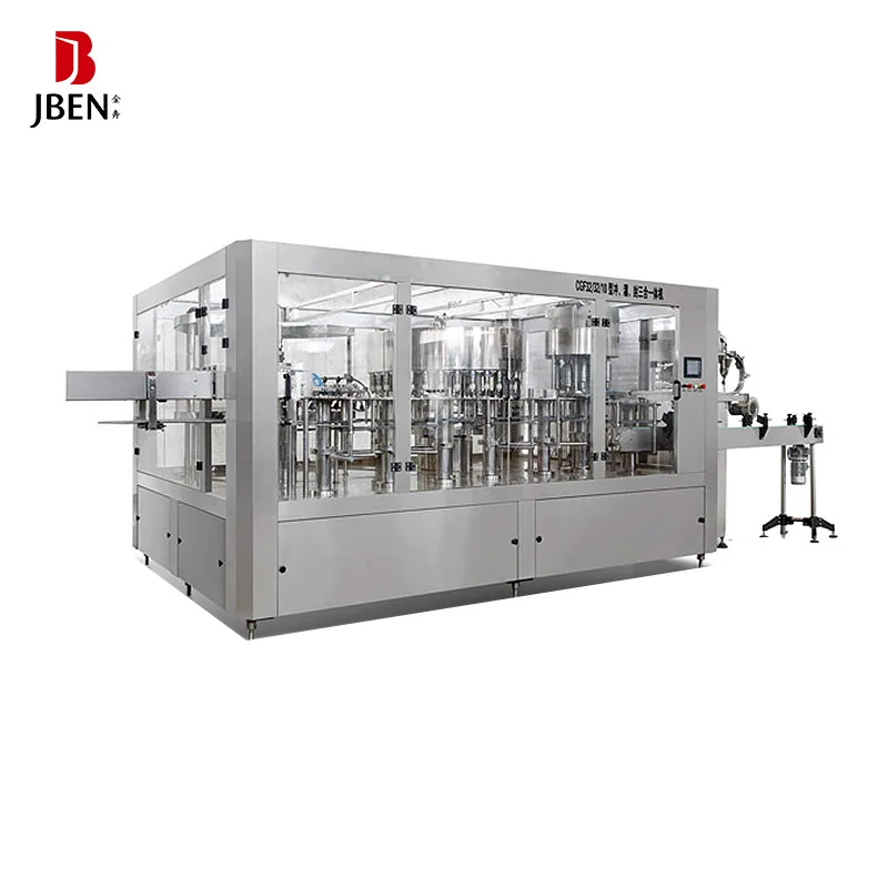Juice filling machine / 3 IN 1 Monoblock filling machinery / pure water bottling filling machines factory price