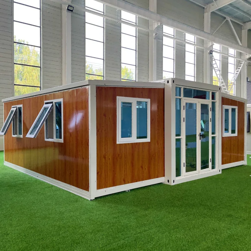 New Design 20Ft 40Ft Luxury Villa Prefabricated Container House Expandable Portable Mobile Home with Bathroom and Kitchen