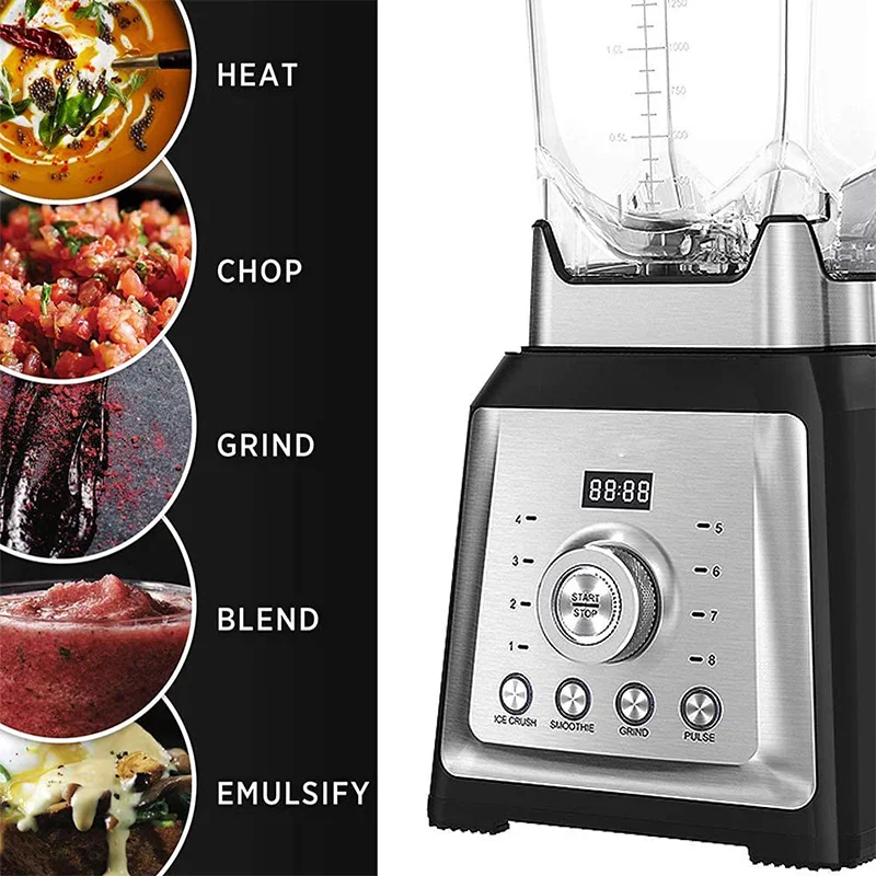 High Speed Commercial Smoothie Kitchen Home Appliance Machine Electric Blender with CE Approval