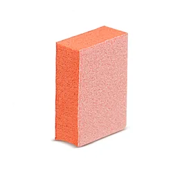 US warehouse delivery orange 2 side 80/100 mini nail buffer block for manicure