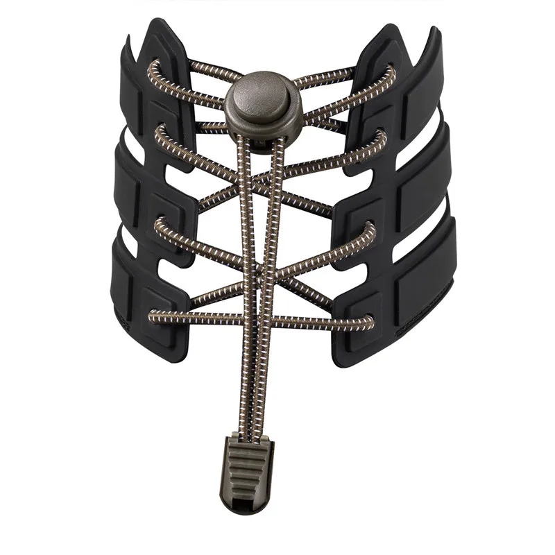 K445 New 19 colors Sneaker ShoeLaces Elastic No Tie Shoe Laces Stretching Lock Lazy laces Quick Rubber Shoelace Shoestrings