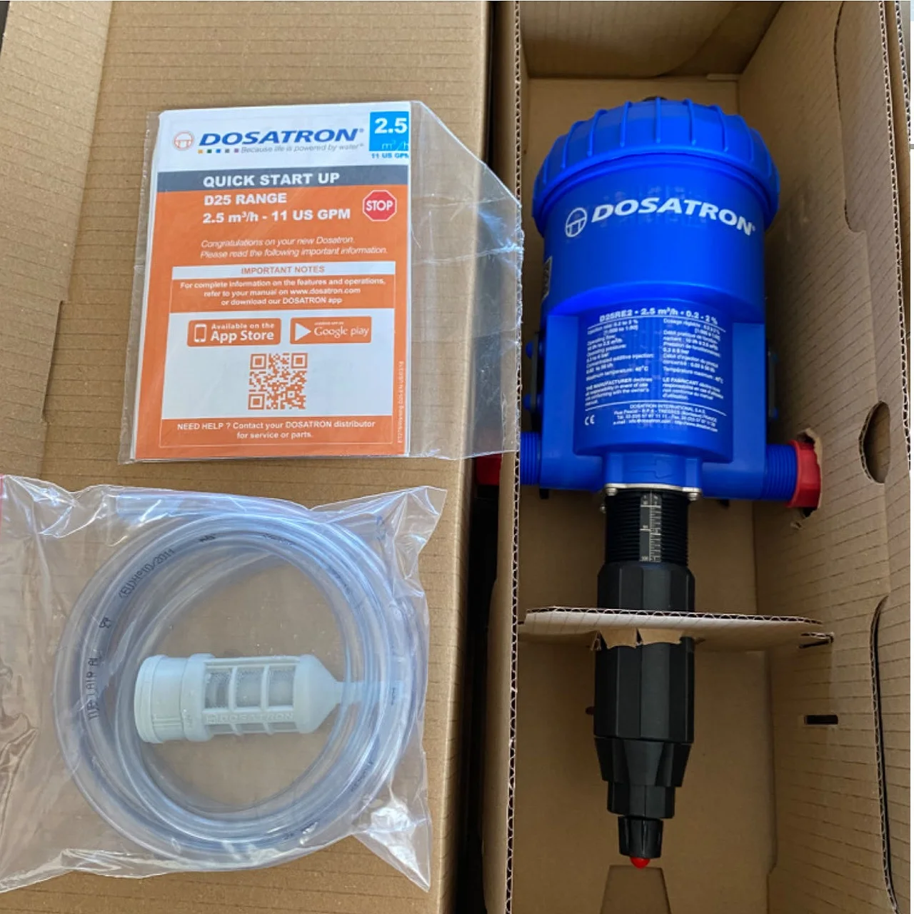Water Dosing Medicator Injector Chicken farm livestock drinking line medicator Dosatron for sale Dosatron D25RE2