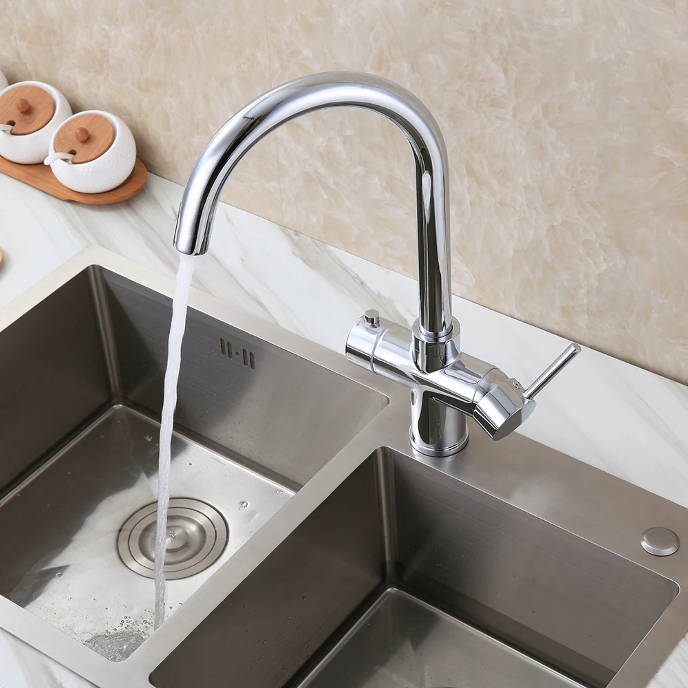 Boiling Water Tap Child Lock Controlled Filter Water Tap Instant Hot Boiling Water Kitchen Sink Mixer tap