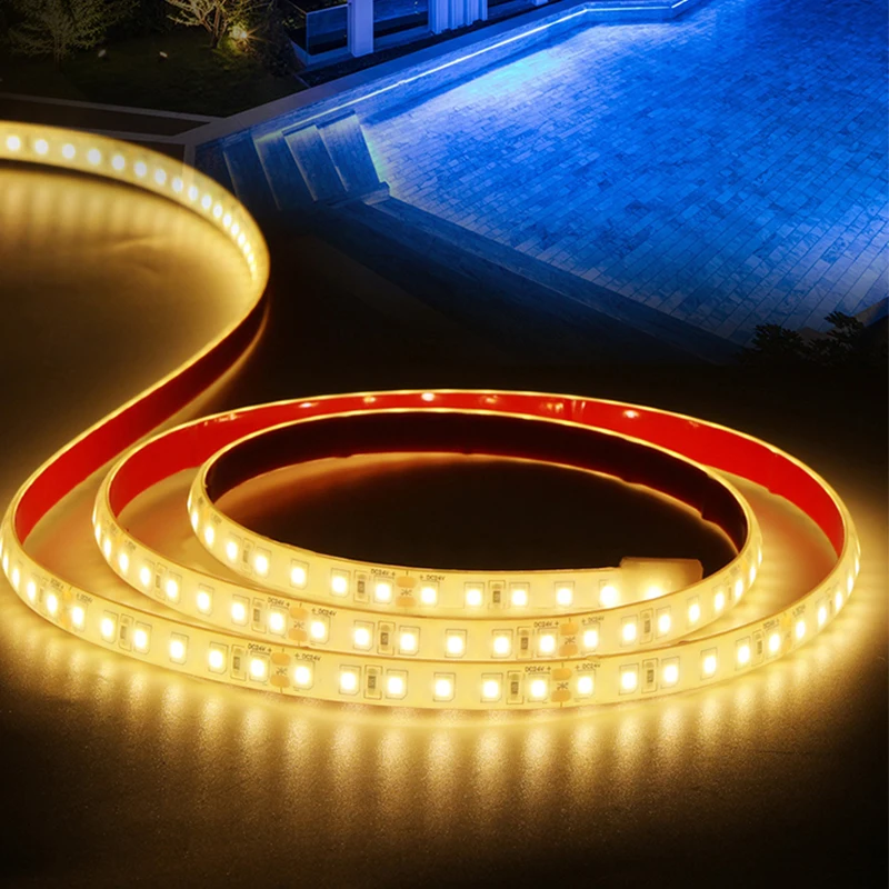 12V RGB Swimming pool lights smd 5050 blue yellow red color 30 led Ip68 underwater led light strip waterproof