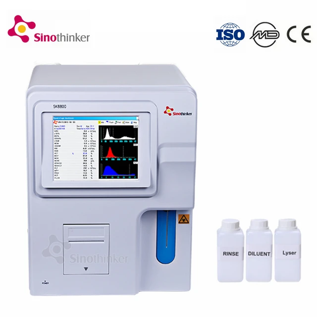 Hot sell medical instrument full auto vet clinic used veterinary hematology analyzer