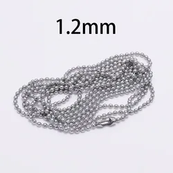 Wholesale Jewelry Accessories Chain Stainless Steel Ball Chain Key Beads Chain