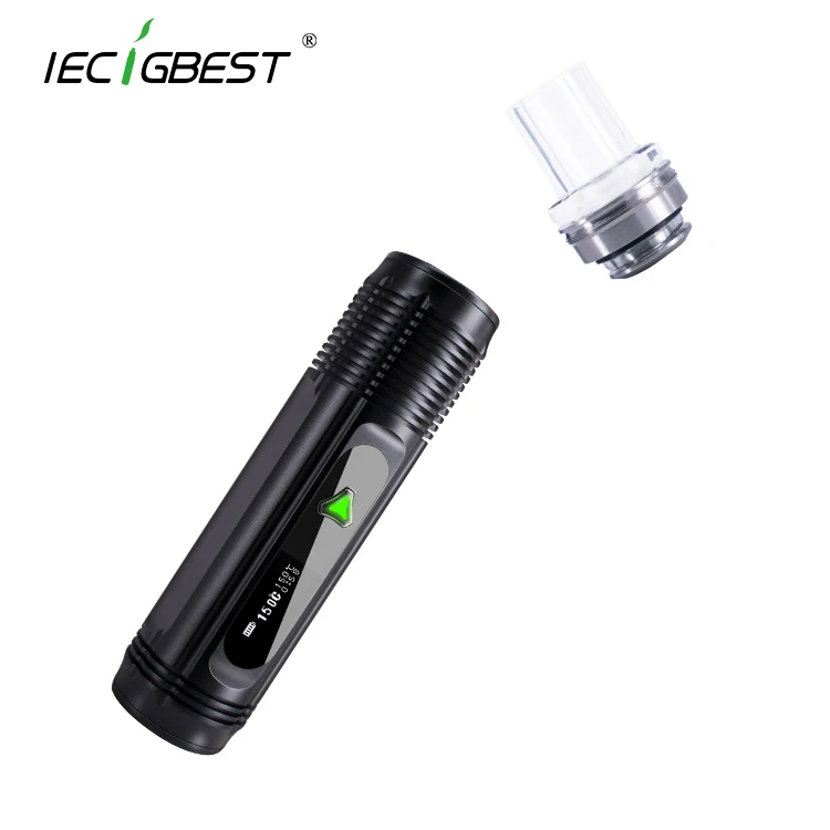 
IECIGBEST new Ceramic heating chamber 14mm portable Elite vaporizer dry herb Aluminum alloy 2500mah herbal vaporizer herb 