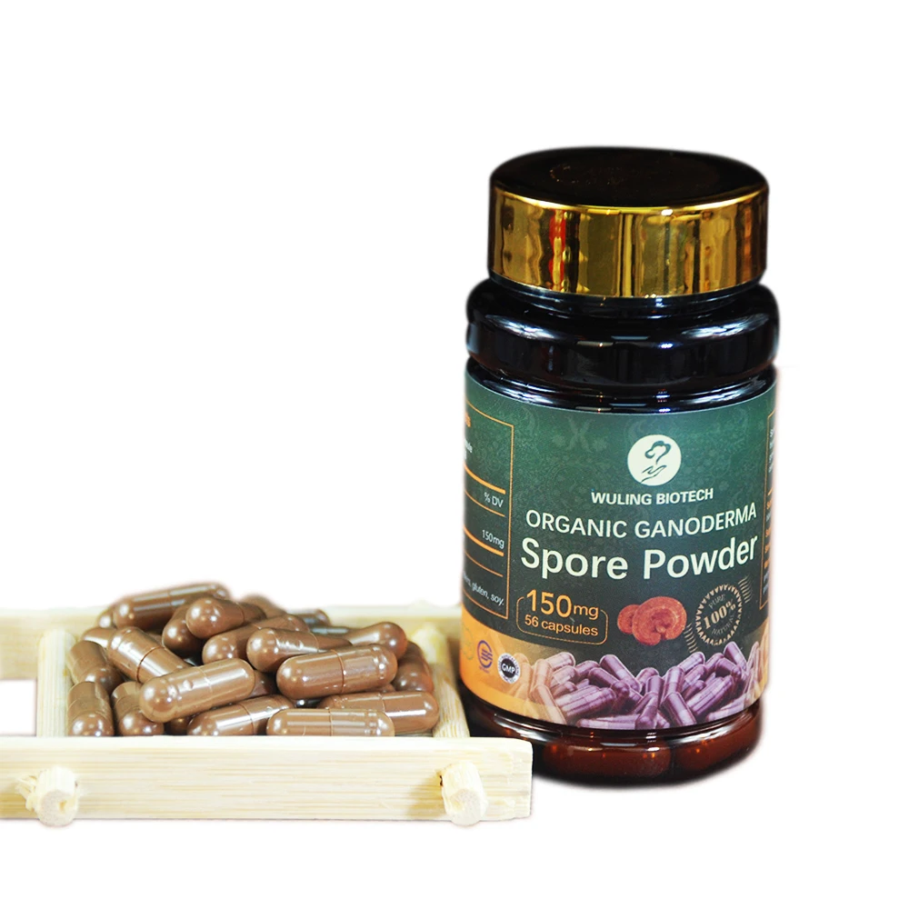Китайская травяная добавка, капсулы с экстрактом грибов рейши
