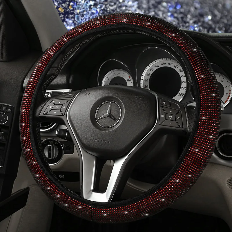 Универсальный чехол на руль для автомобиля Bling Women