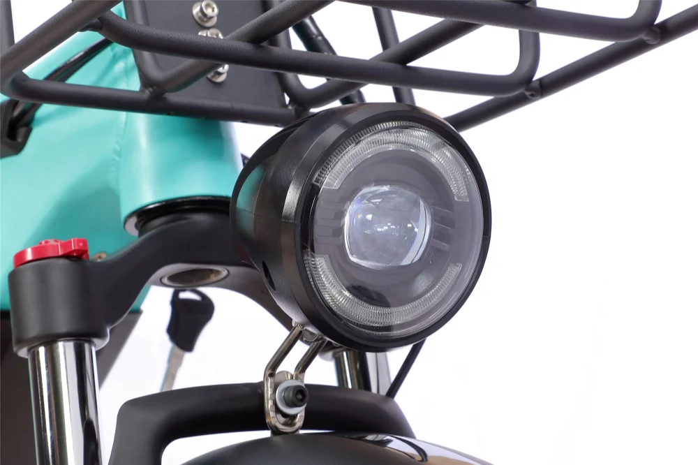 20 Inch Fat Tire Hidden Battery Electric City Bike 48V 500W Step Thru Ebike  For Children