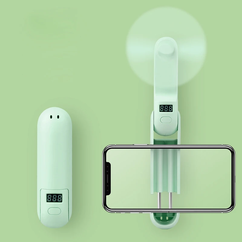 Новинка 2022 многофункциональный портативный Usb мини-вентилятор 3 в 1 маленький настольный электрический вентилятор складной ручной с внешним