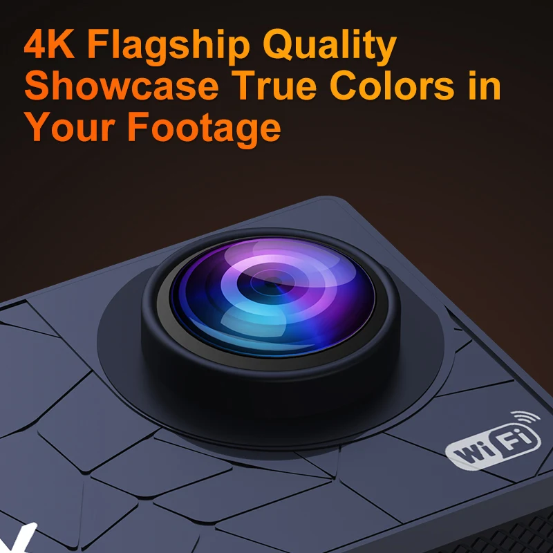 High Performance, Low Cost:HD 1080P Outdoor sports adventure challenge camera 4K Sport Camera with Waterproof Housing and IPS