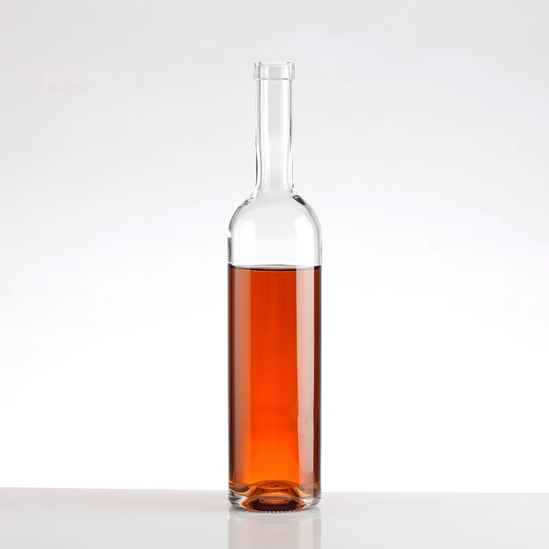 customization 750ml  700ml 500ml glass bottle for vodka brandy whiskey glass bottle vodka for liquor