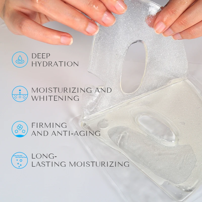 Private Logo Diamond Collagen Crystal Anti-wrinkle Jelly Moisturizing Cosmetic Facial Mask