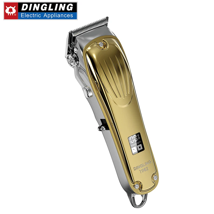 Dingling Lithium Charge And Discharge Protection lighter clipper hair clippers men professional