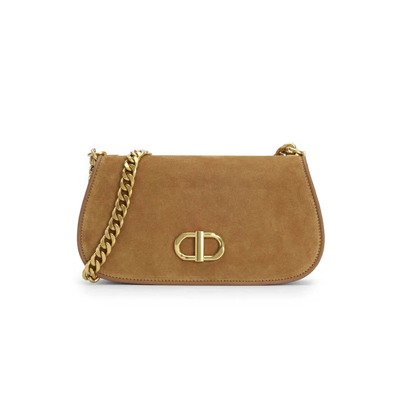 Women retro fashion chain underarm shoulder bag china ladies small frosted shoulder bag clock purse handbag wholesale