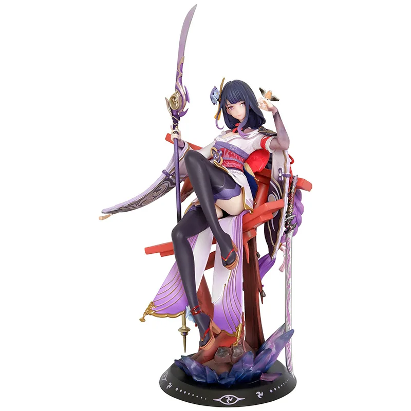 Game Anime GK Figure Genshin Impact Raiden Shogun Character Model Anime Action Figure