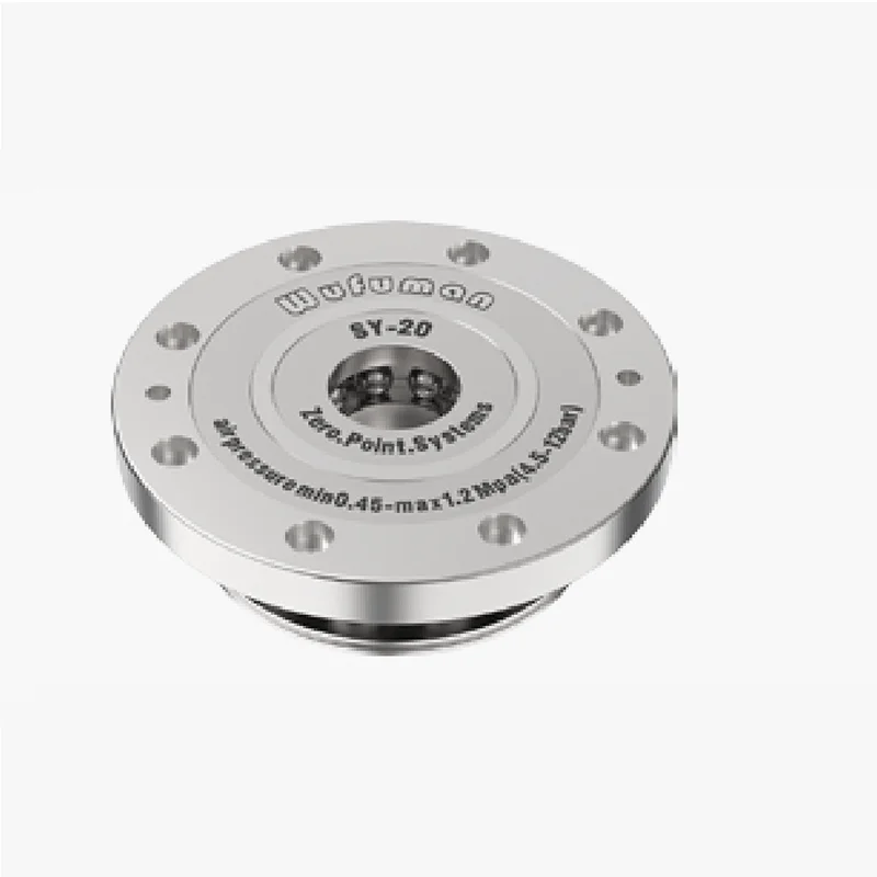 One way clamp stations zero point positioning clamp pallet fixture for general milling application