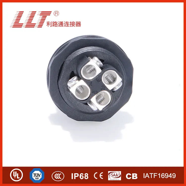 automotive connector 4pin M29 llt circular  ip68 waterproof 2 3 5 6 8 36pin panel connector