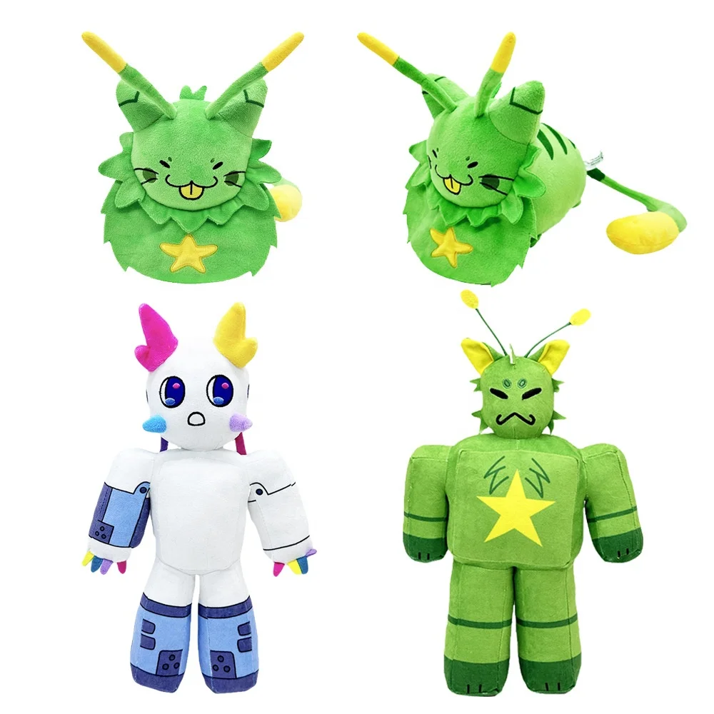 Custom Regretevator Gnarpy Plush Figure Toys Green Cat Stuffed Animal Cartoon Doll Kids Gifts Plush Toy