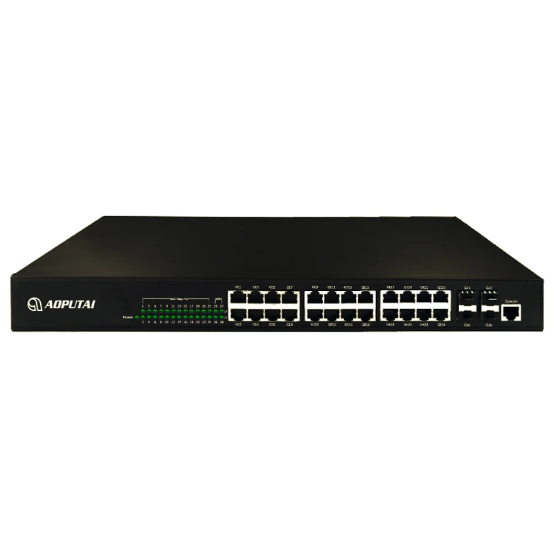 24 Port 48 Port CCTV Gigabit Ethernet Switch
