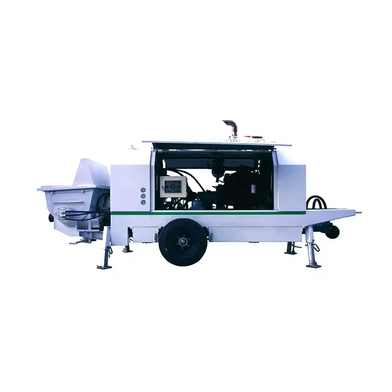 Прицеп установлен бетононасос HBT80 для продажи