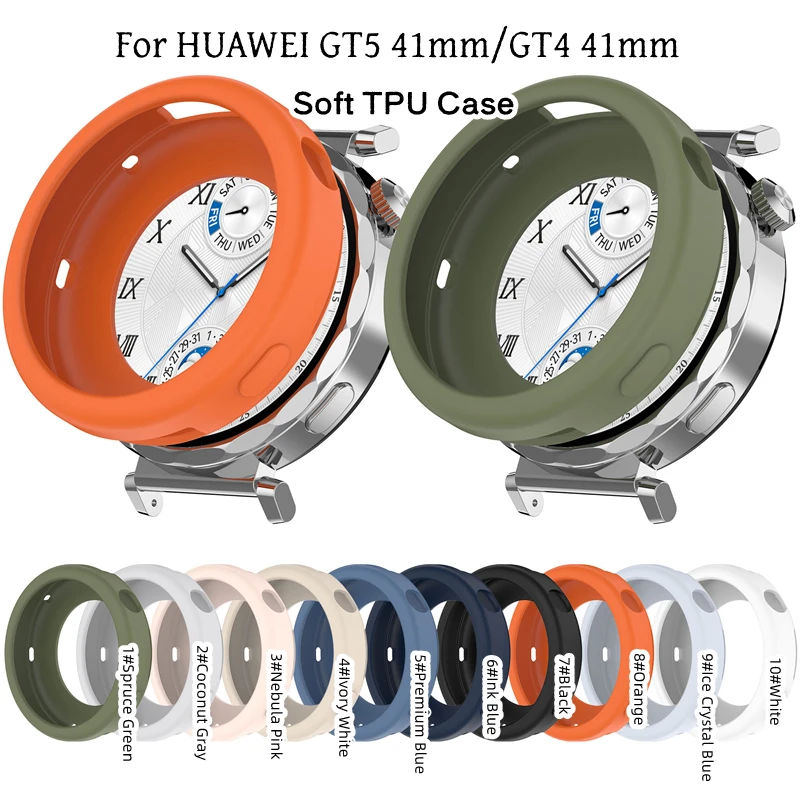 Smartwatch Accessories Smart Watch TPU Case For Huawei Watch GT5 Pro 42mm Cover For Huawei GT5 41mm
