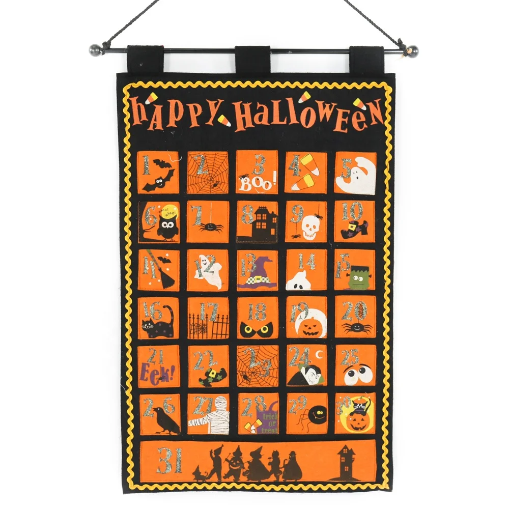 2018 декоративные украшения для месяца, большие партии, календарь на Хэллоуин