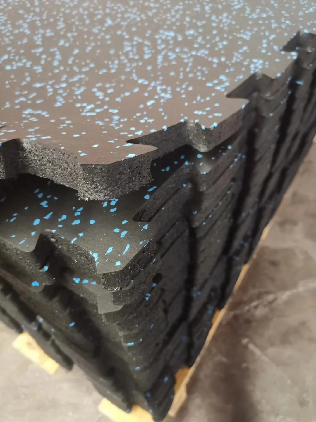 XZH 1m1m lock floor mat 15mm 20mm 25mm lock rubber flooring protective flooring for gym equipment