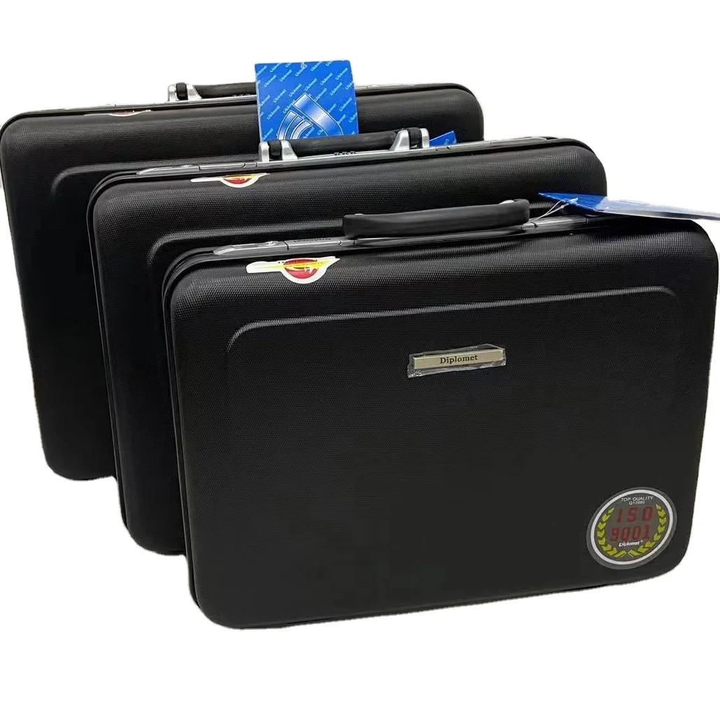 Black Color Custom Portable ABS Box Nice Design  ABS Briefcase Storage Tool Case