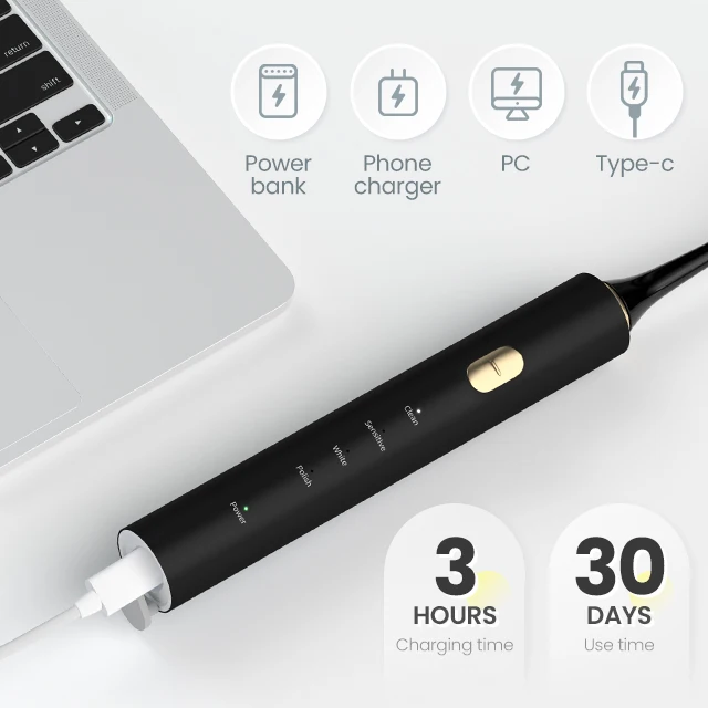 2023 Wholesale Adult Electric Tooth Brush Ultrasonic Automatic Electronic Smart Sonic Electric Toothbrush