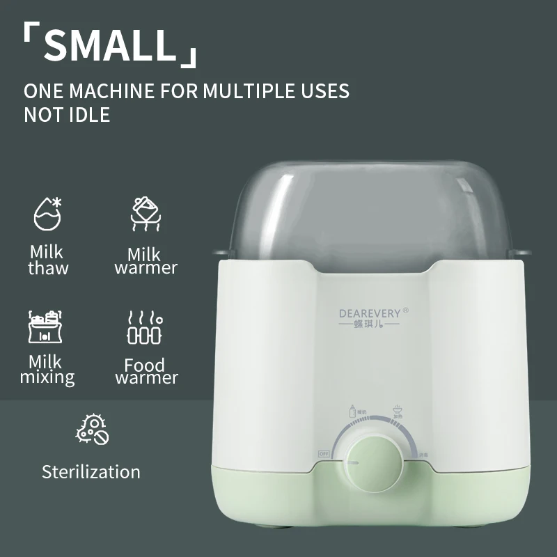 Dearevery High Quality 3 in 1 Fast Baby Food Heater Fast Speed Smart Baby Milk Bottle Warmer