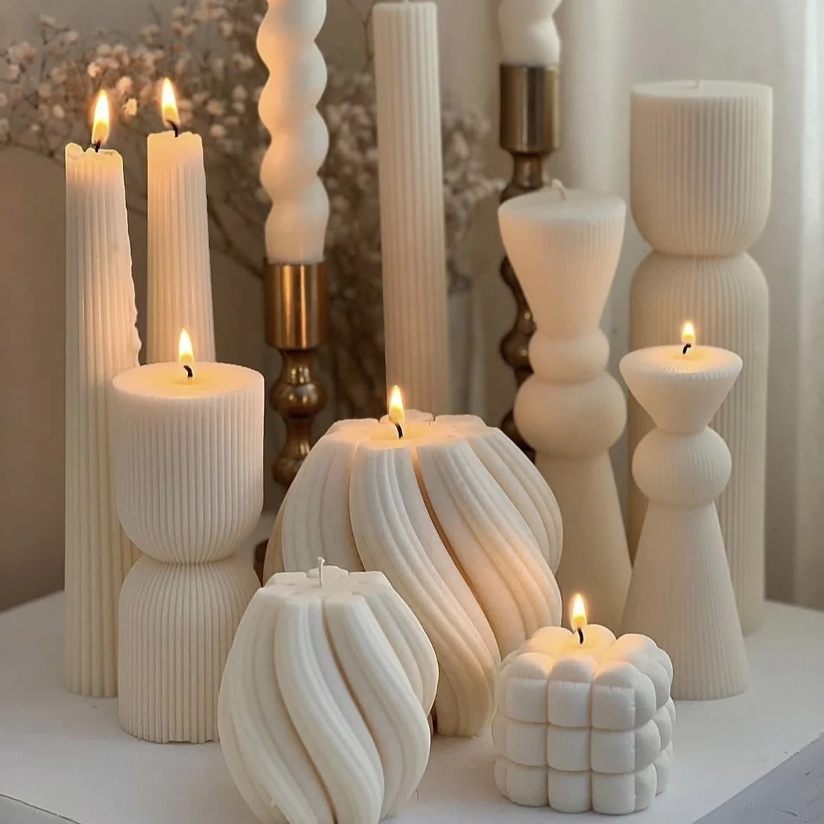 Custom Label Luxury Soy Wax Scented Candles Wholesale